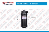 FILTRO SECADOR TRATOR TM7020/7040 NEW HOLLAND - 150221
