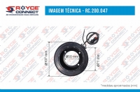 MAGNETICO COMPRESSOR DENSO 6P148/10P15  24V - 200047