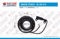 MAGNETICO COMPRESSOR DENSO 10PA15 / 10PA17 / 10S17 / 7SBU16C 12V - 200075