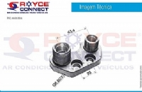 VALVULA CONECTOR COMPRESSOR SANDEN 7B10 - 440004