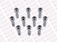 CONEXAO SALVA VIDA 6MM  ALUMINIO PACTE COM 10 - 450060