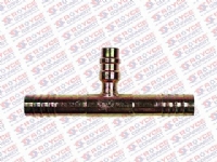 EMENDA ACO 10MM COM VALVULA DE SERVICO R134A SEM CLIP - 450073