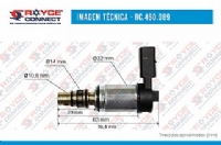 Valvula Torre de Controle do Compressor Sanden PXE14-1721P / PXE14-1748F / PXE16 VolksWagen Jetta 2.0 2012> - 460069