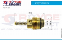 NUCLEO DE VALVULA SCHRADER LARGE-BORE COM ROSCA M10 FIESTA 99> / RANGER / MONDEO - 470023