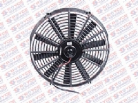 ELETROVENTILADOR UNIVERSAL PÁS RETA 14 POLEGADAS 24 VOLTS QUALIDADE BB - 550024