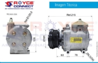 COMPRESSOR FORD MONDEO V6 1999/2002 SEM EMBREAGEM   XS7H19497AC - 600026