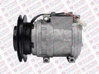 COMPRESSOR 10PA15 24 VOLTS MAQUINA KOMATSU PC400 POLIA CANAL 1B - 600214