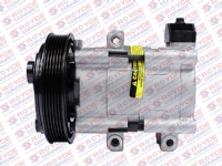 COMPRESSOR FORD FIC FS10 FX15 FIESTA / KA / F250 GAS. HYUNDAI ELANTRA POLIA 6PK 148MM R134A - 600629